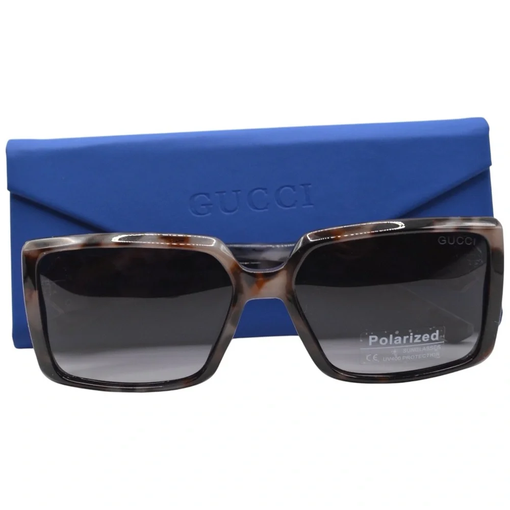 GUCCI Women’s Sunglasses | Polarized UV400 | Tortoise Pink | New - Picture 11 of 13
